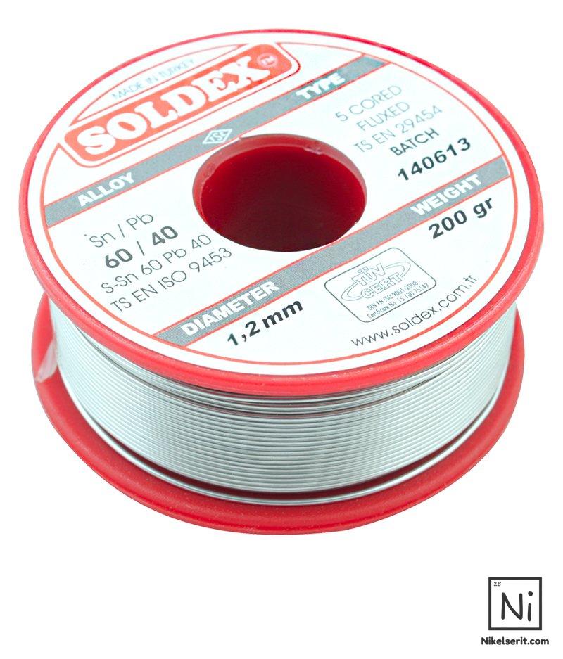 SOLDEX 1.2MM 200 Gram Lehim Teli SN60 PB40