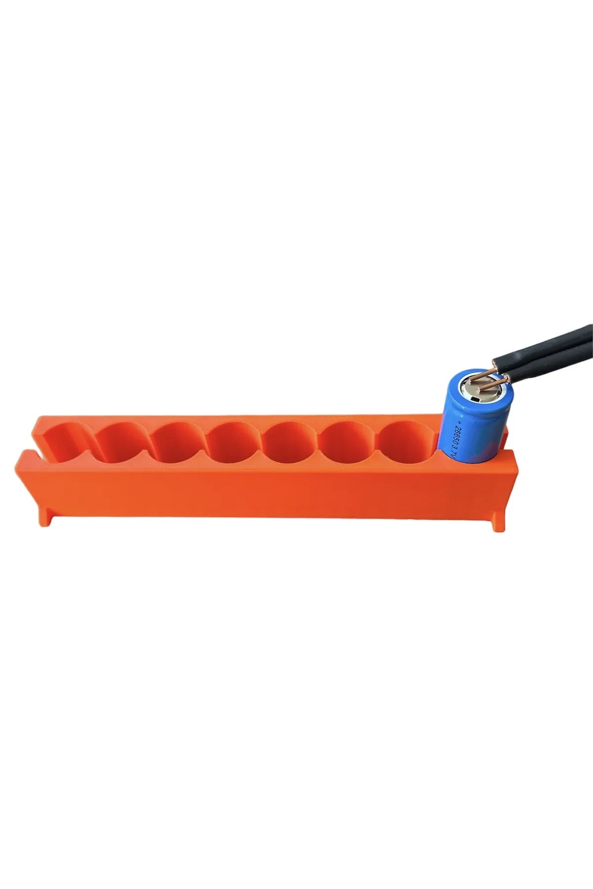 26650 Punta Kaynak Pil Tutucusu Fikstür 8’li Düz