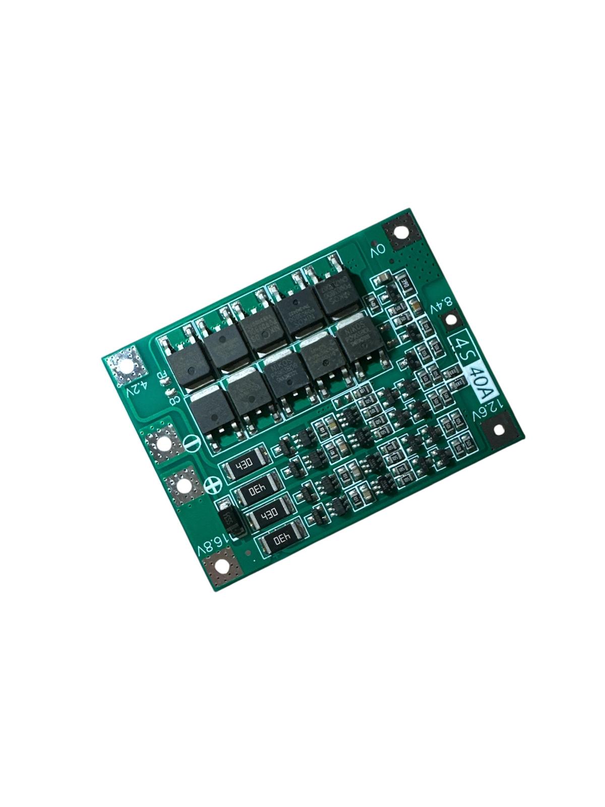 4S 40A (12.6V) BMS Balanslı Li-ion Pil Şarj Koruma Devresi