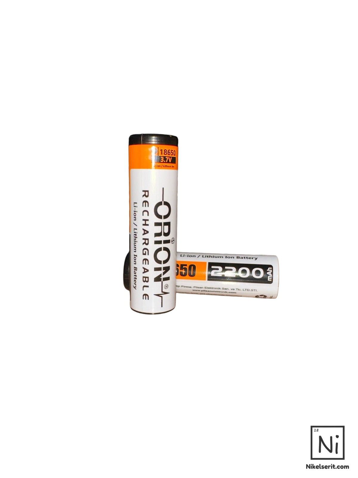 Orion 18650P 3.7V 2200 mAh 5C Li-ion Pil (MİN 100 ADET) (10/2025 ÜRETİM)