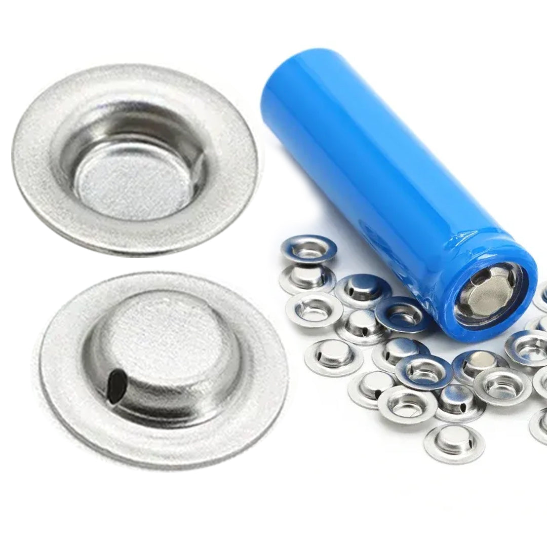 18650 Li-ion Pil 9.5x6.0x2.0x0.3mm Pozitif Kutup Başı (50'Lİ PAKET)