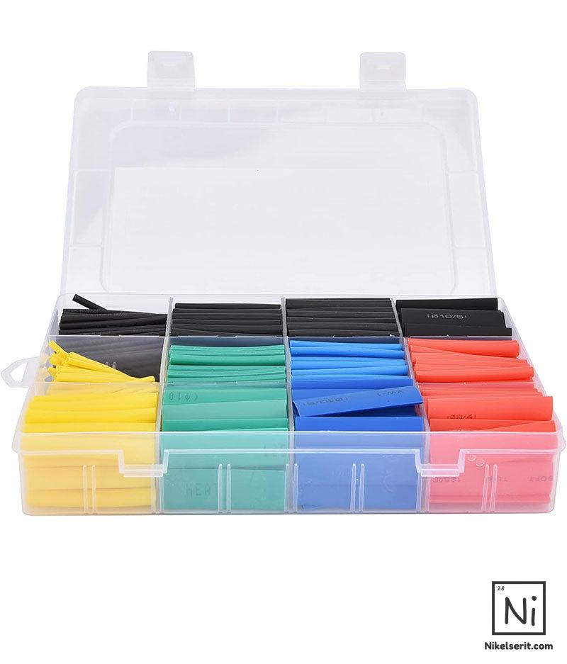 Isıyla Daralan Makaron Seti - 530 Adet, 12 Boy Set