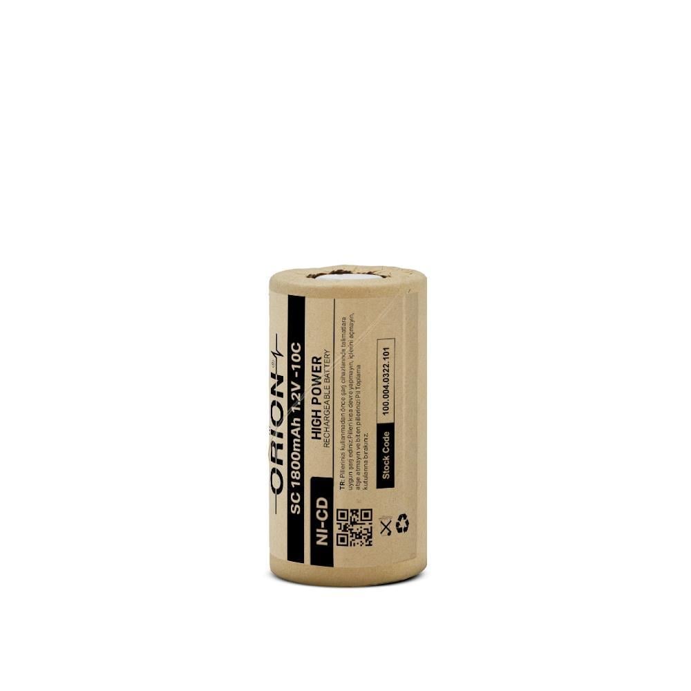 Orion 1.2V Ni-Cd SC 1800 mAh 10C Pil High Power Serisi