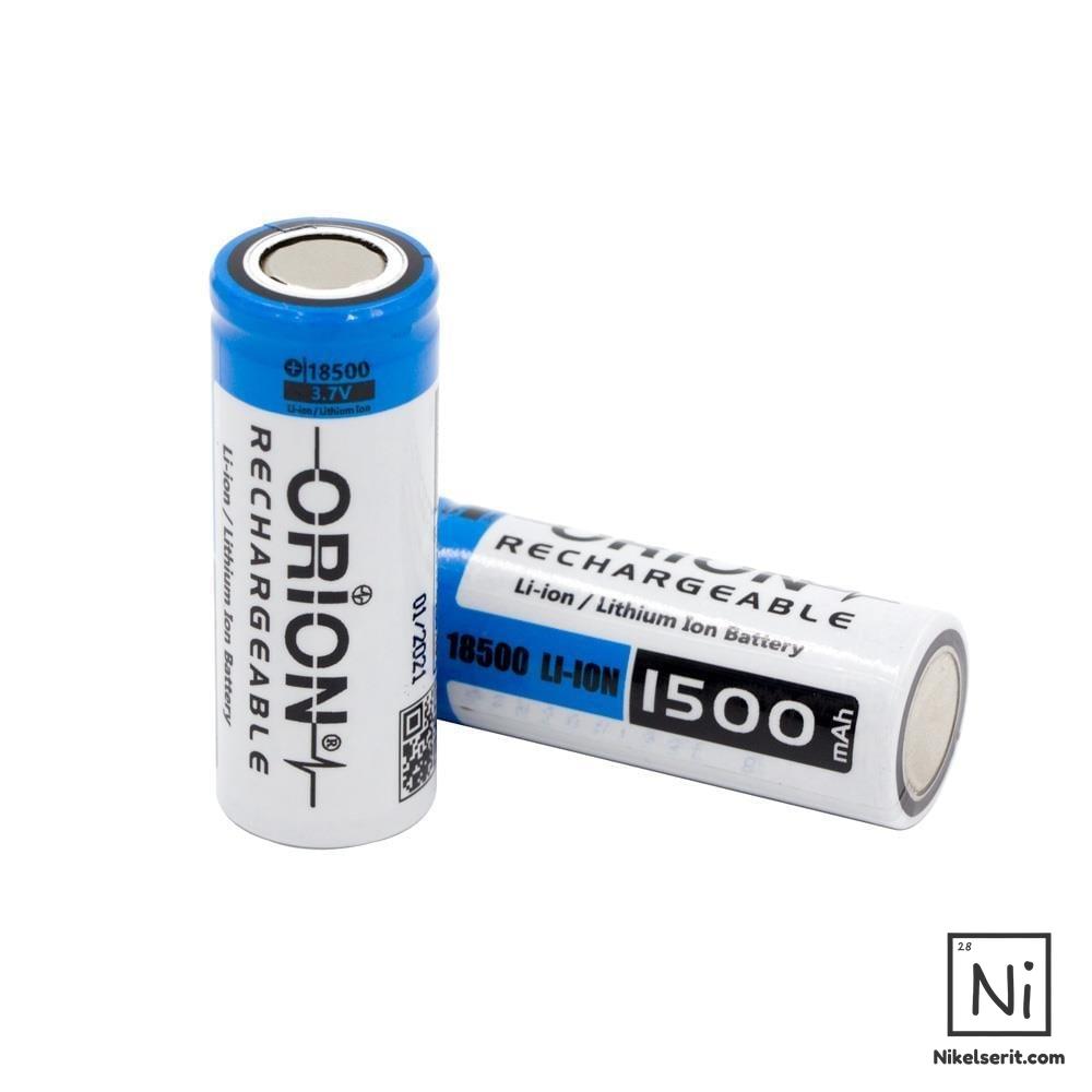Orion 18500 3.7V 1500 mAh 1C Li-ion Pil