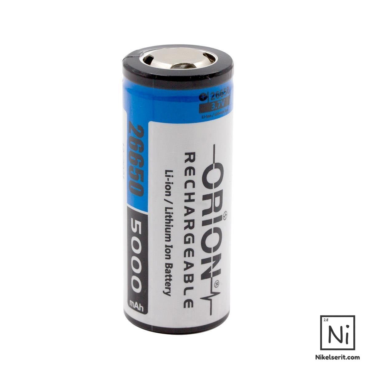 Orion 26650 3.7V 5000 mAh Li-ion Pil
