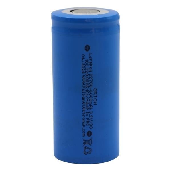 Orion 32700 3.2V 6000 mAh 3C LIFEPO4 Pil