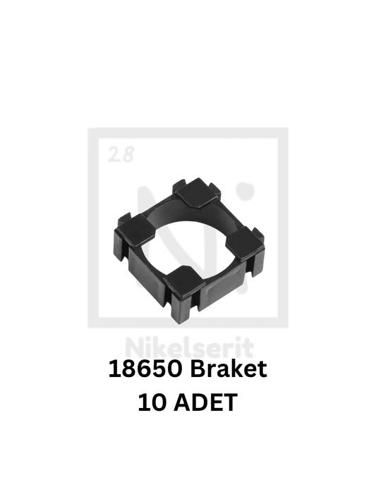 18650 Pil Tutucu Braket – Tekli (10 Adet Set)