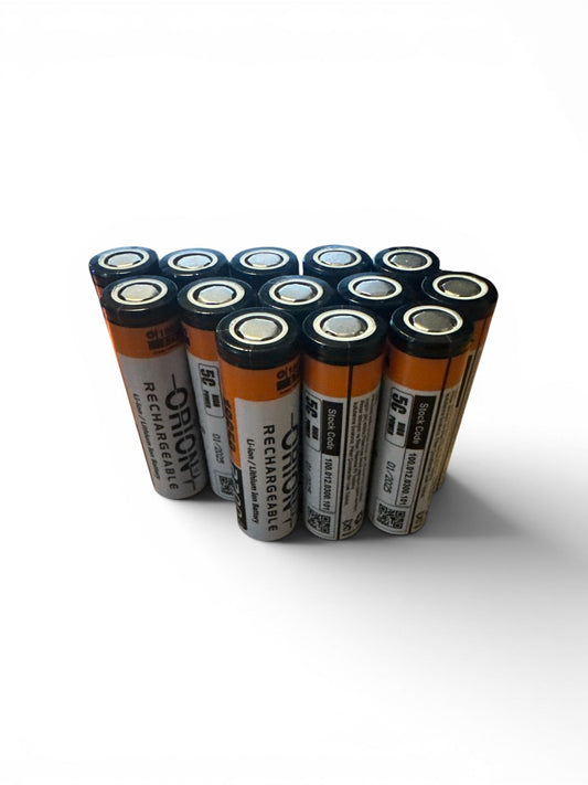 OUTLET 13 ADET 01/2025 ORION 18650 2200 MAH 5C PİL