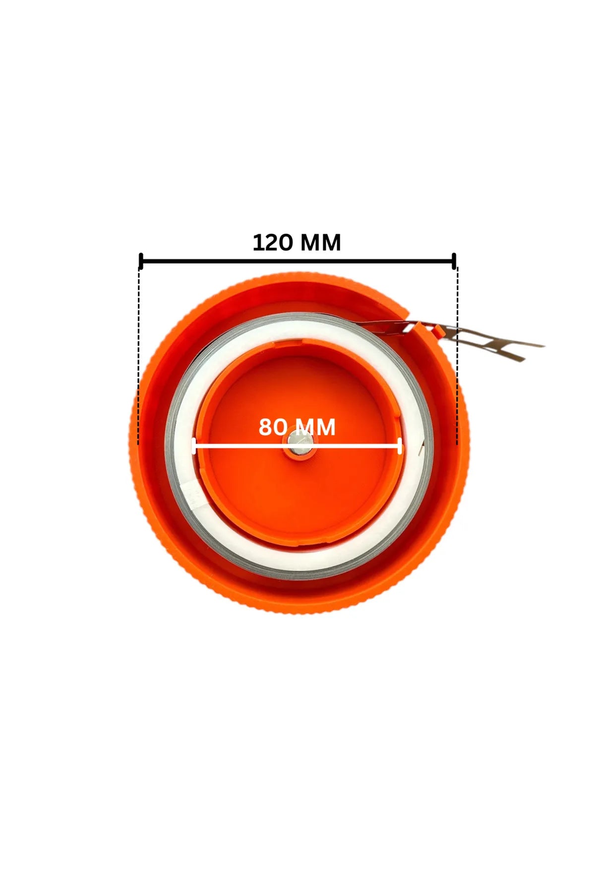 2P Nikel Şerit Tutucu 27MM Genişlik 80 MM İç Çap 120 MM Dış Çap