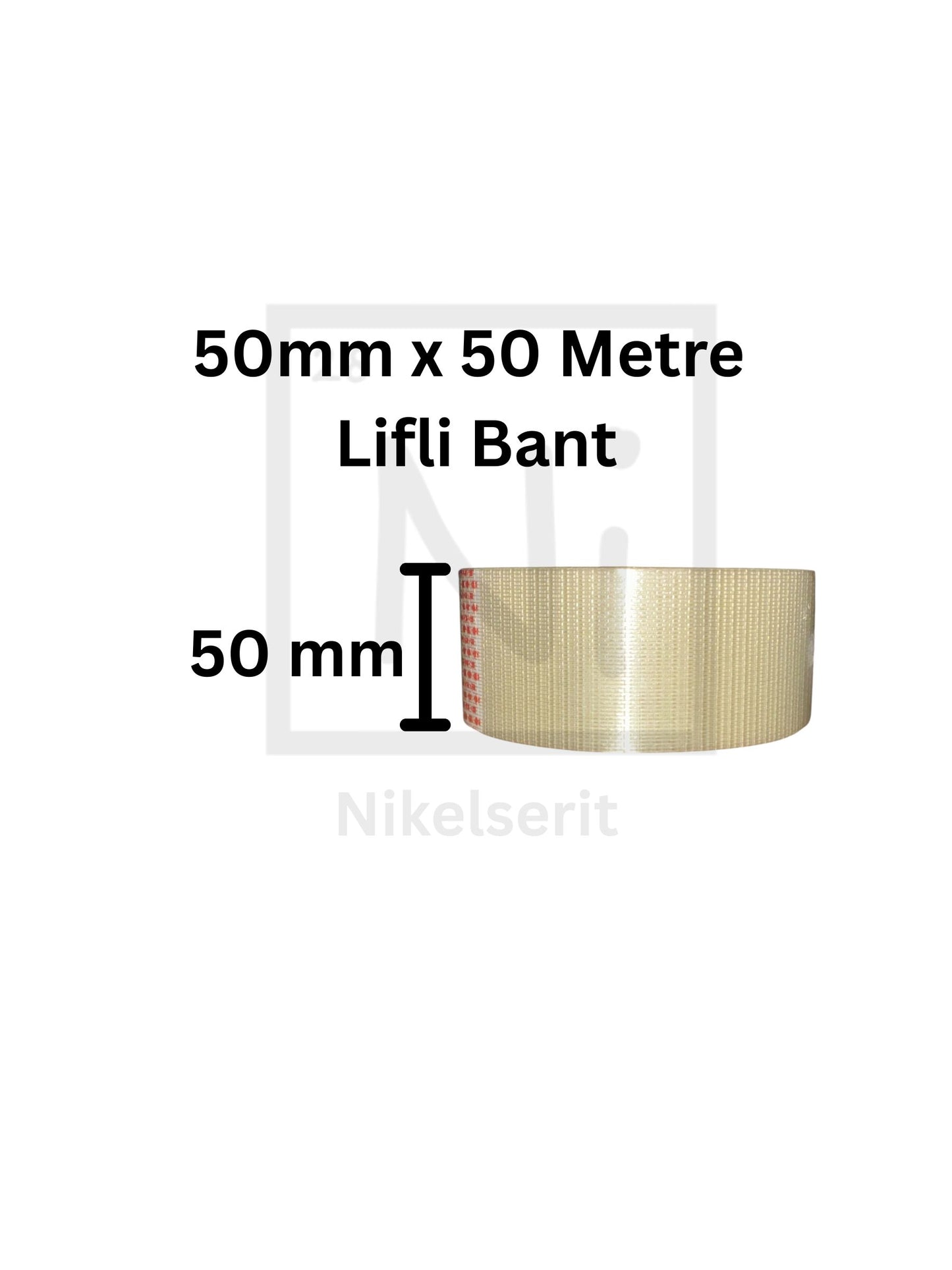 Artetape Lifli Bant - 50 mm x 50 Metre (Enine ve Boyuna Lifli)