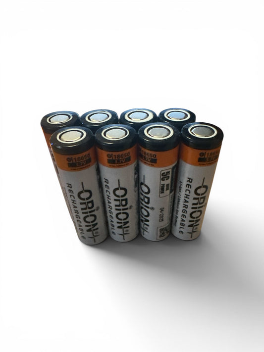 OUTLET 8 ADET 04/2025 ORION 18650 2200 MAH 5C PİL
