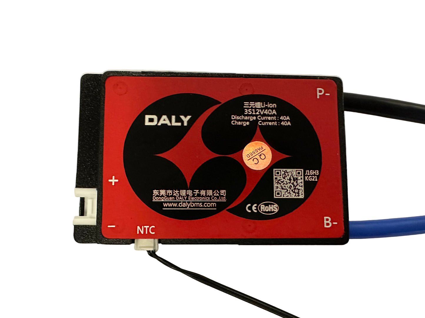 DALY 3S 12V 40A Li-ion Batarya BMS