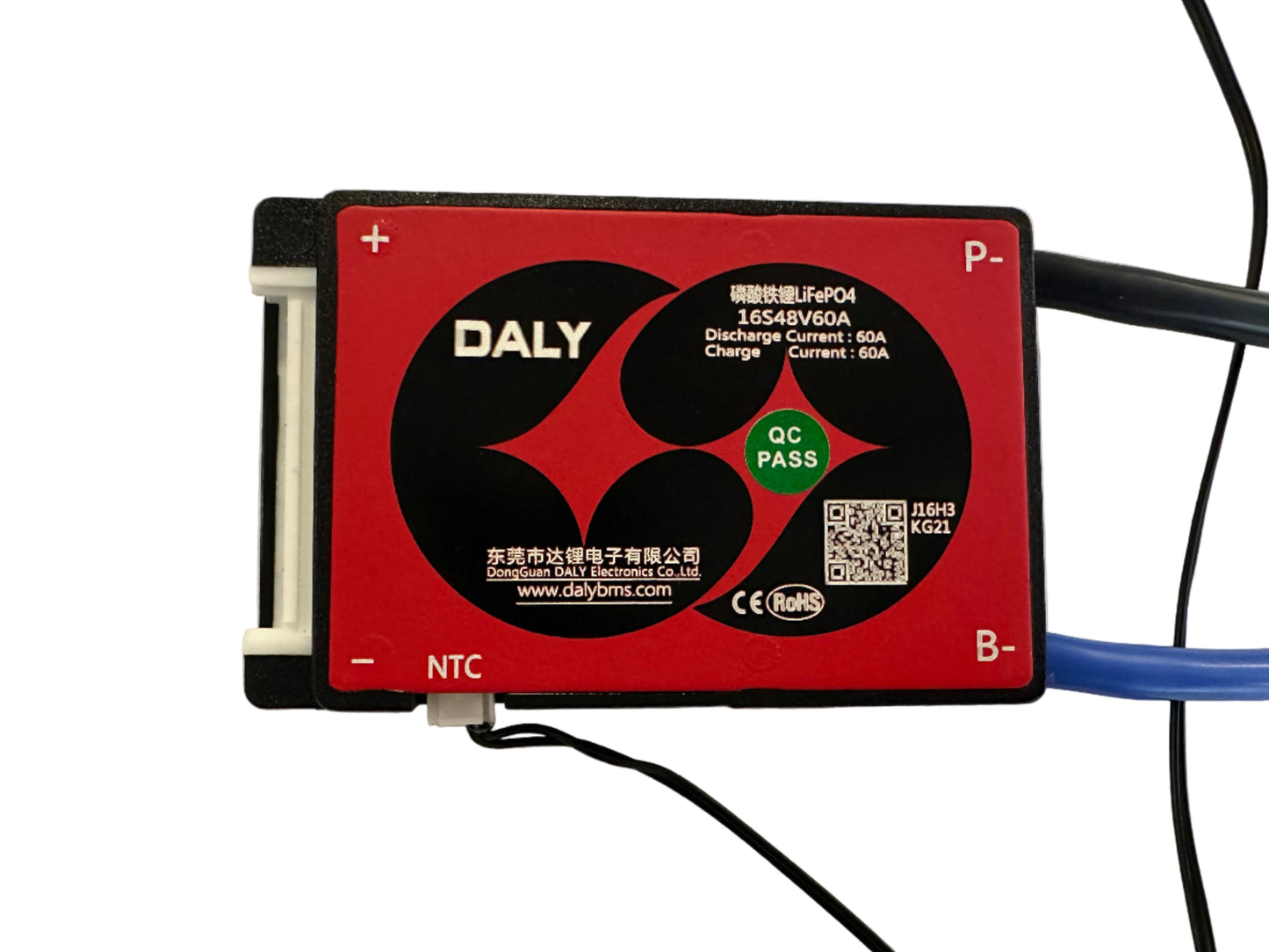 DALY 16S 48V 60A LiFePO4 Batarya BMS