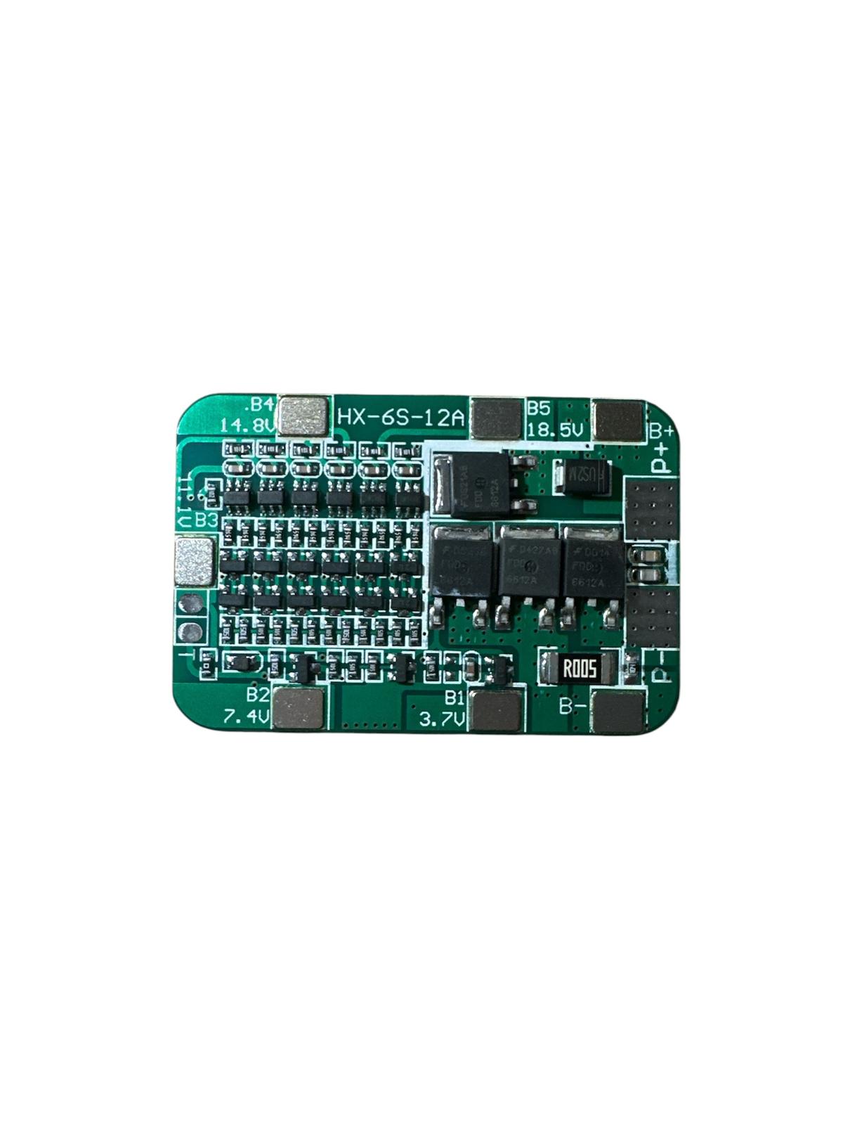 6S 12A (25.2V) BMS Li-ion Pil Şarj Koruma Devresi
