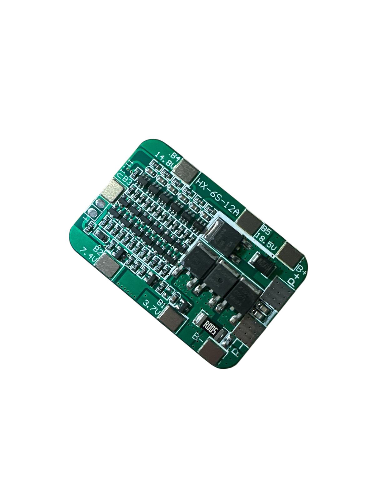 6S 12A (25.2V) BMS Li-ion Pil Şarj Koruma Devresi