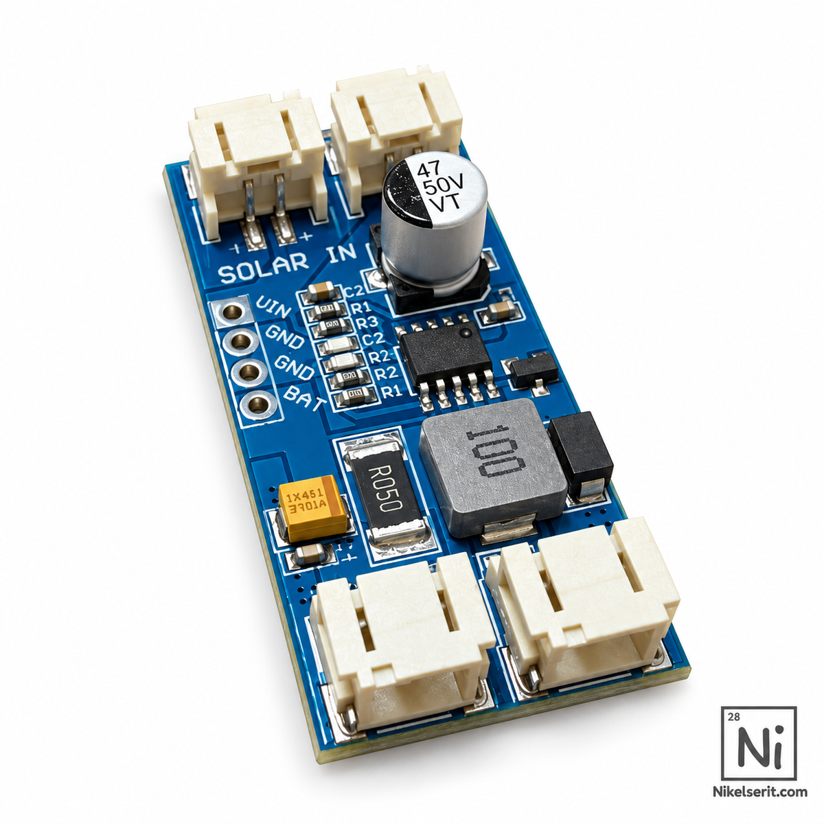 CN3791 MPPT 12V panel girişli 1S lityum pil şarj kartı