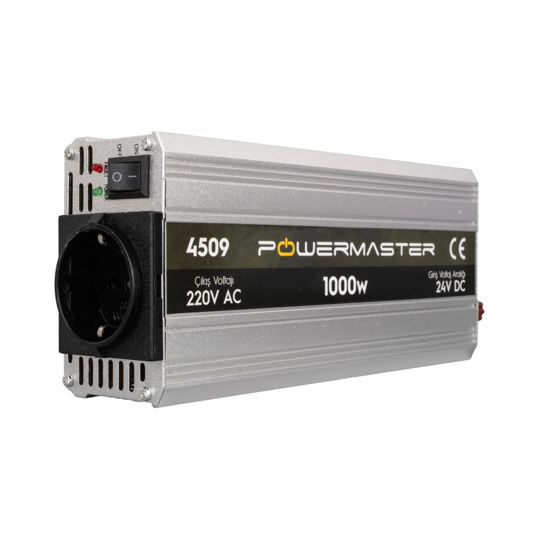 Powermaster 24 VOLT - 1000 Watt Modifiye Sinüs Inverter (20-28V ARASI-220V AC)