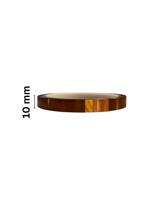 Kapton Yanmaz Bant 10mm Genişlik 30 Metre Uzunluk