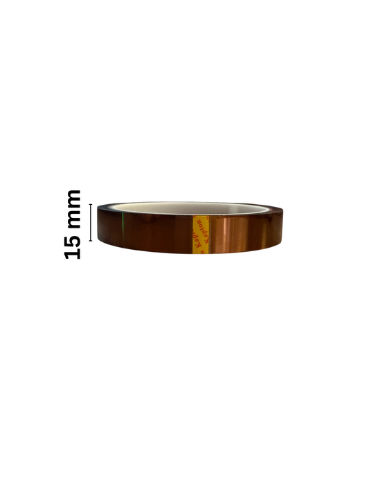 Kapton Yanmaz Bant 15mm Genişlik 30 Metre Uzunluk