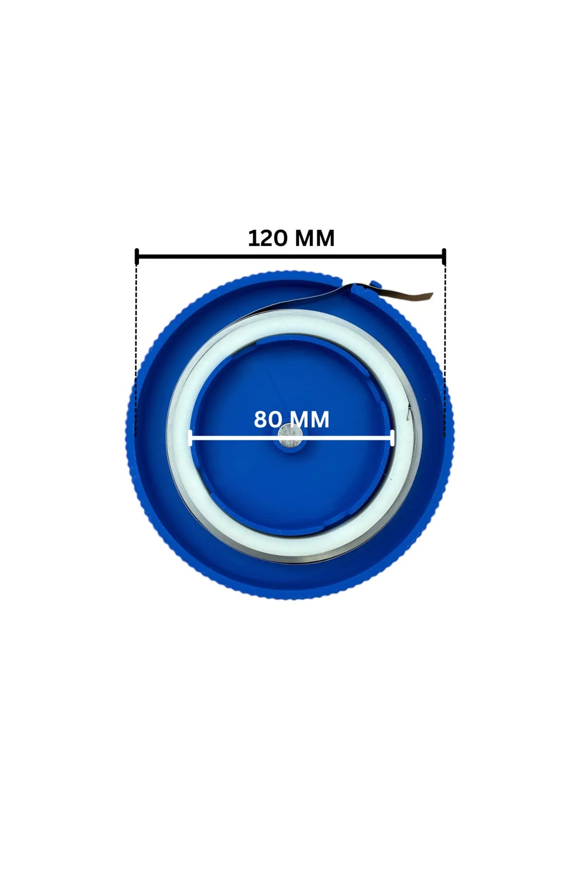 1P Nikel Şerit Tutucu 5MM Genişlik 80 MM İç Çap 120 MM Dış Çap