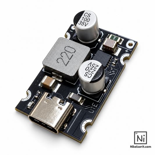 65W USB-C PD hızlı şarj modülü ön görünüm